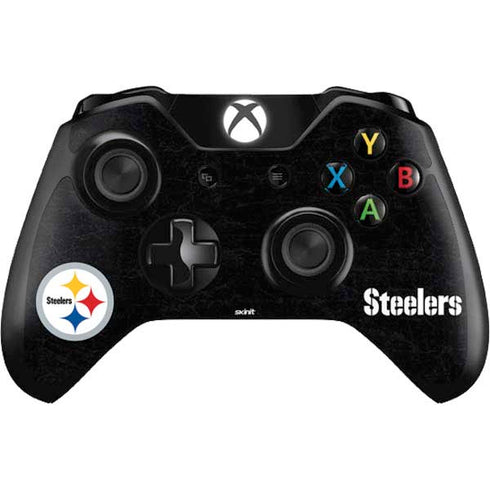 NFL Pittsburgh Steelers Distressed Xbox One Controller Skin