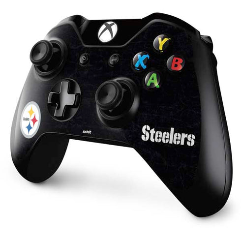 NFL Pittsburgh Steelers Distressed Xbox One Controller Skin