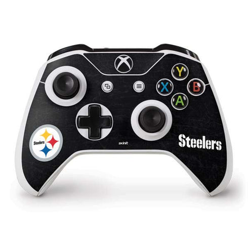 NFL Pittsburgh Steelers Distressed Xbox One S Controller Skin
