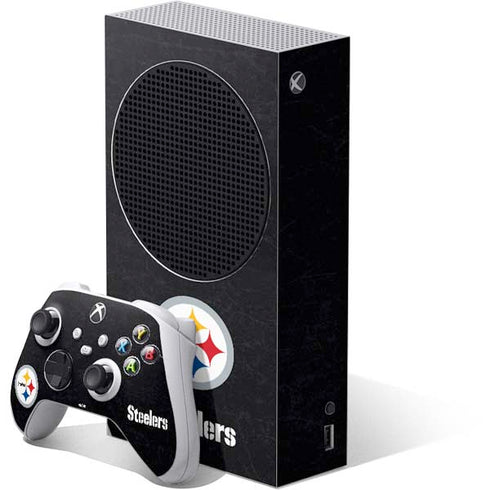 NFL Pittsburgh Steelers Distressed Xbox Series S Skins