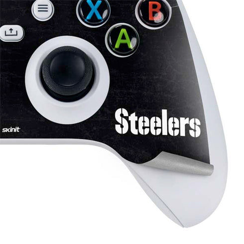 NFL Pittsburgh Steelers Distressed Xbox Series S Bundle Skin