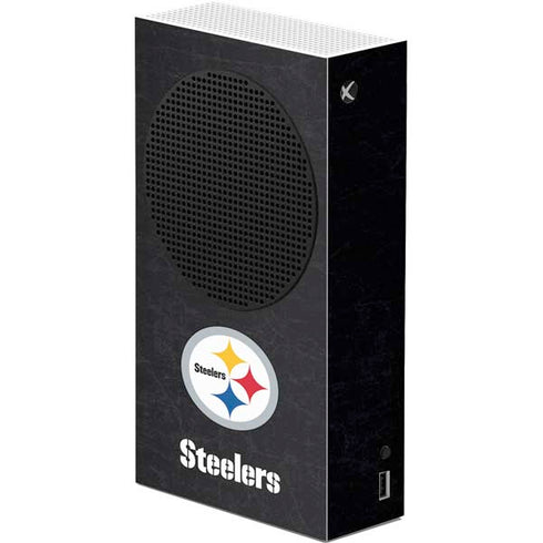 NFL Pittsburgh Steelers Distressed Xbox Series S Console Skin