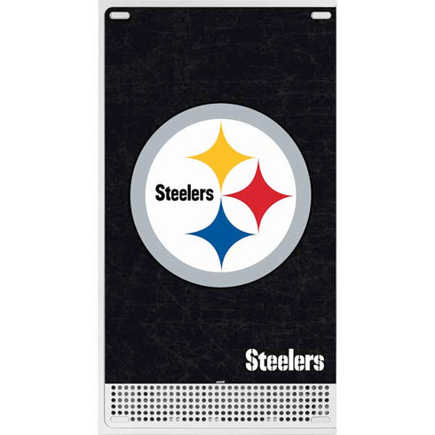 NFL Pittsburgh Steelers Distressed Xbox Series S Console Skin