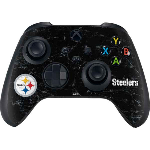 NFL Pittsburgh Steelers Distressed Xbox Series X Bundle Skin