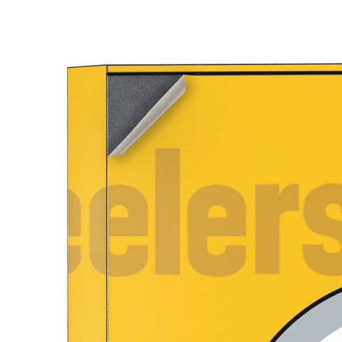 NFL Pittsburgh Steelers Double Vision Corsair 4000D Tempered Glass Mid-Tower ATX Case Skin