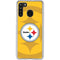 NFL Pittsburgh Steelers Double Vision Galaxy A21 Clear Case
