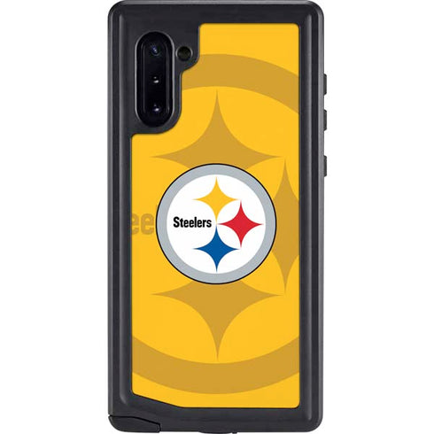 NFL Pittsburgh Steelers Double Vision Galaxy Note 10 Waterproof Case