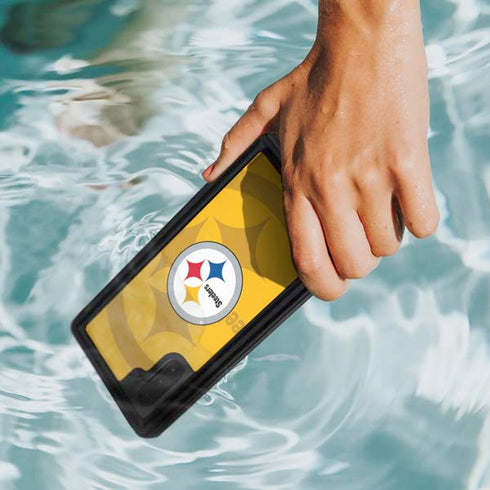 NFL Pittsburgh Steelers Double Vision Galaxy Note 10 Waterproof Case
