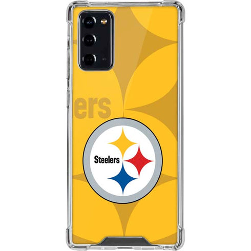 NFL Pittsburgh Steelers Double Vision Galaxy Note20 5G Clear Case