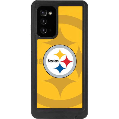 NFL Pittsburgh Steelers Double Vision Galaxy Note20 5G Waterproof Case