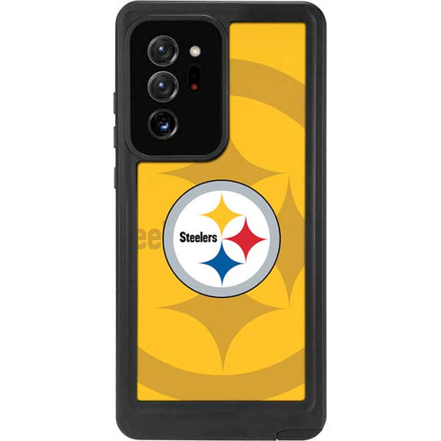 NFL Pittsburgh Steelers Double Vision Galaxy Note20 Ultra 5G Waterproof Case