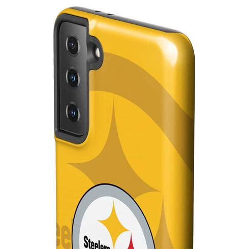 NFL Pittsburgh Steelers Double Vision Galaxy S21 FE Pro Case