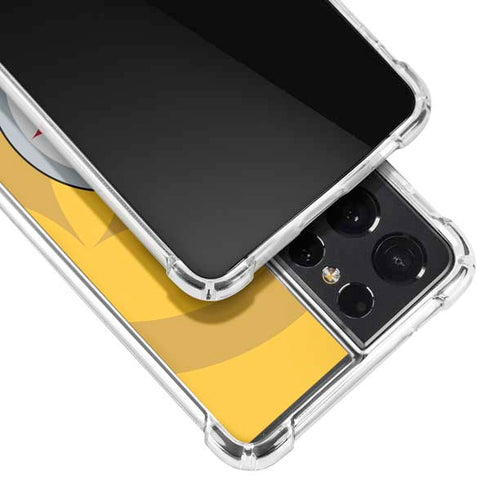 NFL Pittsburgh Steelers Double Vision Galaxy S21 Ultra 5G Clear Case