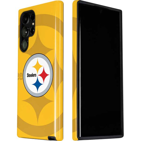 NFL Pittsburgh Steelers Double Vision Galaxy S22 Ultra Pro Case