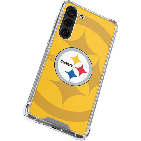 NFL Pittsburgh Steelers Double Vision Galaxy S23 Plus Clear Case