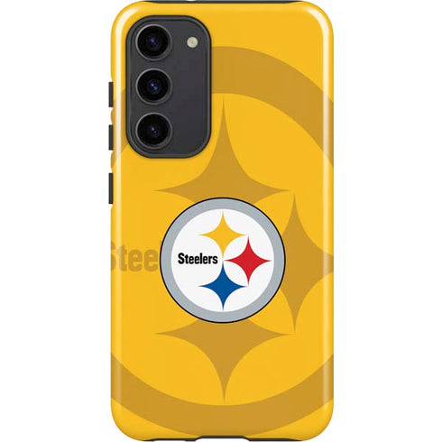 NFL Pittsburgh Steelers Double Vision Galaxy S23 Plus Pro Case
