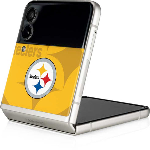 NFL Pittsburgh Steelers Double Vision Galaxy Z Flip4 5G Skin