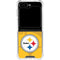 NFL Pittsburgh Steelers Double Vision Galaxy Z Flip5 5G Clear Case