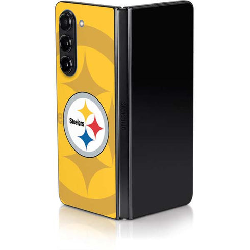 NFL Pittsburgh Steelers Double Vision Galaxy Z Fold5 5G Skin