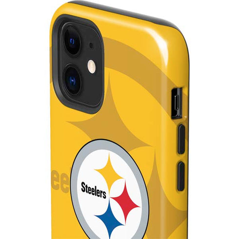 NFL Pittsburgh Steelers Double Vision iPhone 12 Impact Case