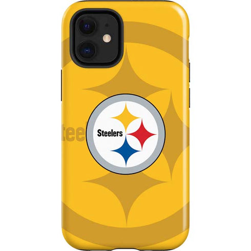 NFL Pittsburgh Steelers Double Vision iPhone 12 Mini Impact Case