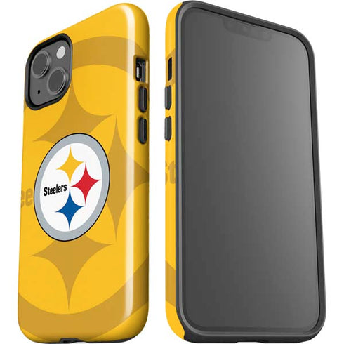NFL Pittsburgh Steelers Double Vision iPhone 15 Plus Impact Case