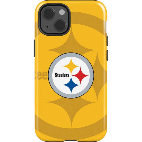 NFL Pittsburgh Steelers Double Vision iPhone 15 Impact Case