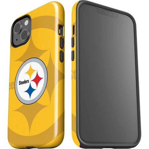 NFL Pittsburgh Steelers Double Vision iPhone 15 Impact Case
