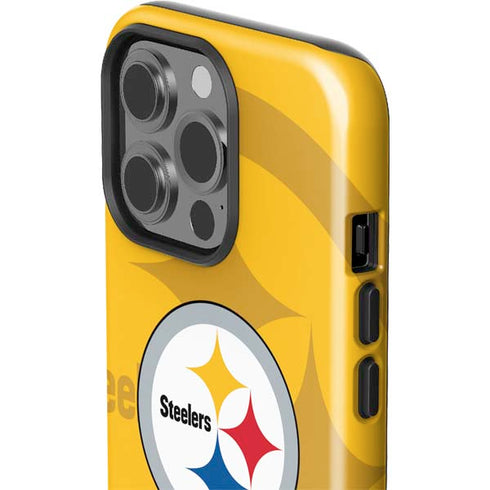 NFL Pittsburgh Steelers Double Vision iPhone 15 Pro Impact Case