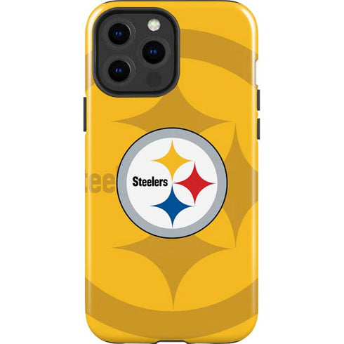 NFL Pittsburgh Steelers Double Vision iPhone 15 Pro Max Impact Case