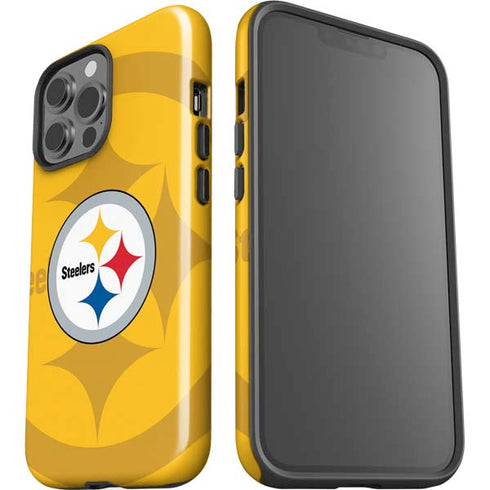NFL Pittsburgh Steelers Double Vision iPhone 15 Pro Max Impact Case