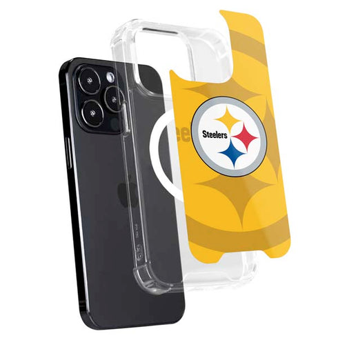 NFL Pittsburgh Steelers Double Vision iPhone 15 Pro Max MagSafe Case