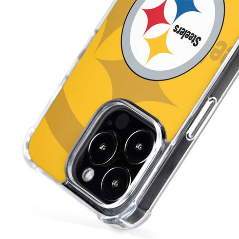 NFL Pittsburgh Steelers Double Vision iPhone 15 Pro Max MagSafe Case