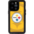 NFL Pittsburgh Steelers Double Vision iPhone 15 Pro Waterproof Case