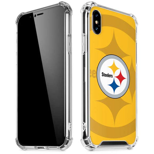 NFL Pittsburgh Steelers Double Vision iPhone X/XS Clear Case