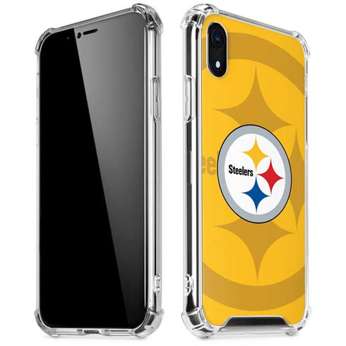 NFL Pittsburgh Steelers Double Vision iPhone XR Clear Case