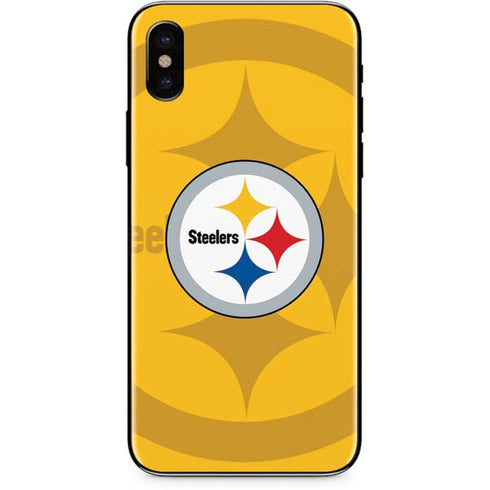 NFL Pittsburgh Steelers Double Vision iPhone XS Skin
