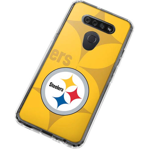 NFL Pittsburgh Steelers Double Vision LG K51/Q51 Clear Case