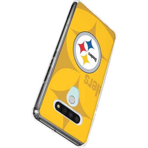 NFL Pittsburgh Steelers Double Vision LG Stylo 6 Clear Case