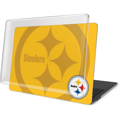 NFL Pittsburgh Steelers Double Vision MacBook Pro 16in (2019-20) Case plus Skin