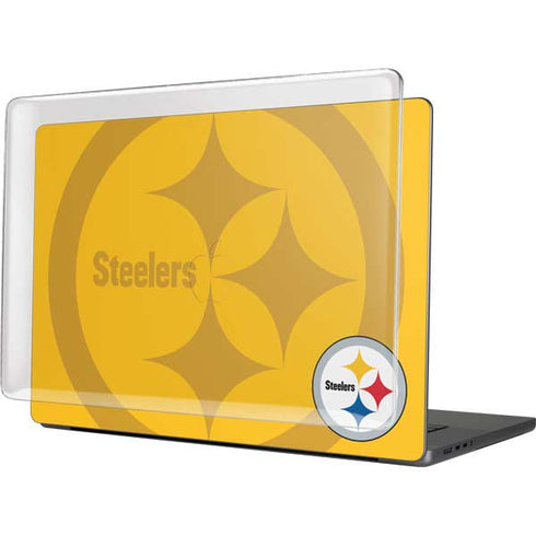 NFL Pittsburgh Steelers Double Vision MacBook Pro 16in (2021-25) Case plus Skin