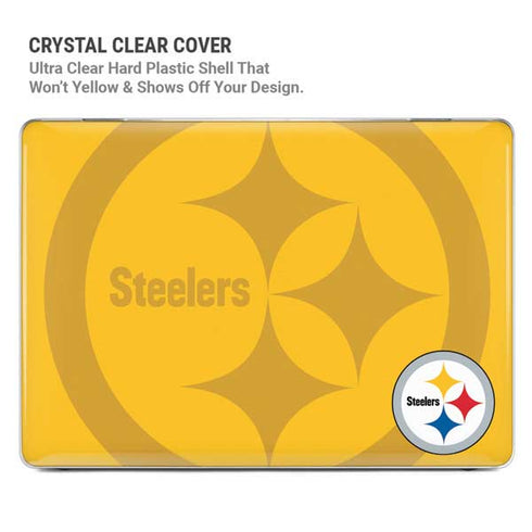 NFL Pittsburgh Steelers Double Vision MacBook Pro 16in (2021-25) Case plus Skin