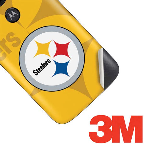 NFL Pittsburgh Steelers Double Vision Moto E5 Play Skin