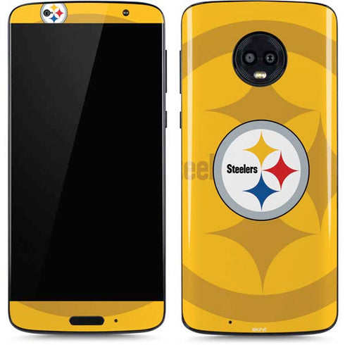 NFL Pittsburgh Steelers Double Vision Moto G6 Skin