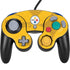 NFL Pittsburgh Steelers Double Vision Nintendo GameCube Controller Skin
