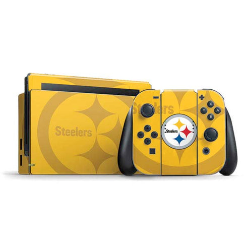 NFL Pittsburgh Steelers Double Vision Nintendo Switch Bundle Skin