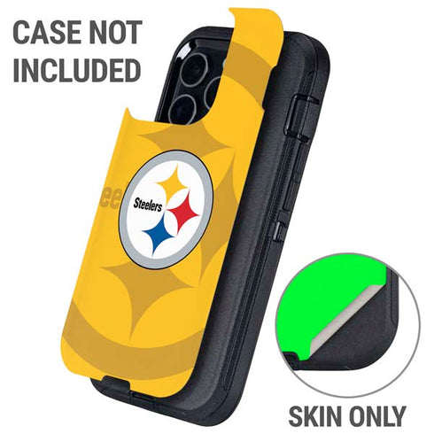 NFL Pittsburgh Steelers Double Vision Otterbox Defender iPhone Skin