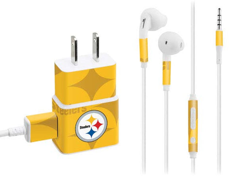 NFL Pittsburgh Steelers Double Vision Phone Charger Skin