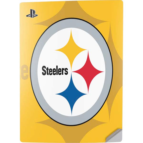 NFL Pittsburgh Steelers Double Vision PS5 Digital Edition Console Skin