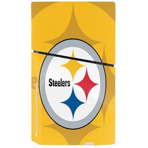 NFL Pittsburgh Steelers Double Vision PS5 Slim Disk Console Skin